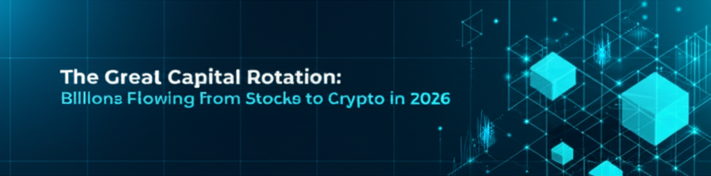 The Great Capital Rotation: Billions Flowing from Stocks to Crypto in 2026