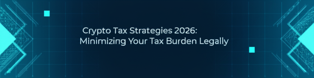 Crypto Tax Strategies 2026: Minimizing Your Tax Burden Legally